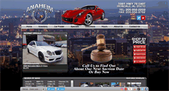 Desktop Screenshot of anaheimautoauction.net